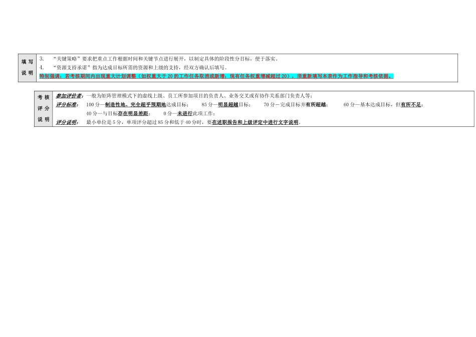 绩效计划考核表_第3页