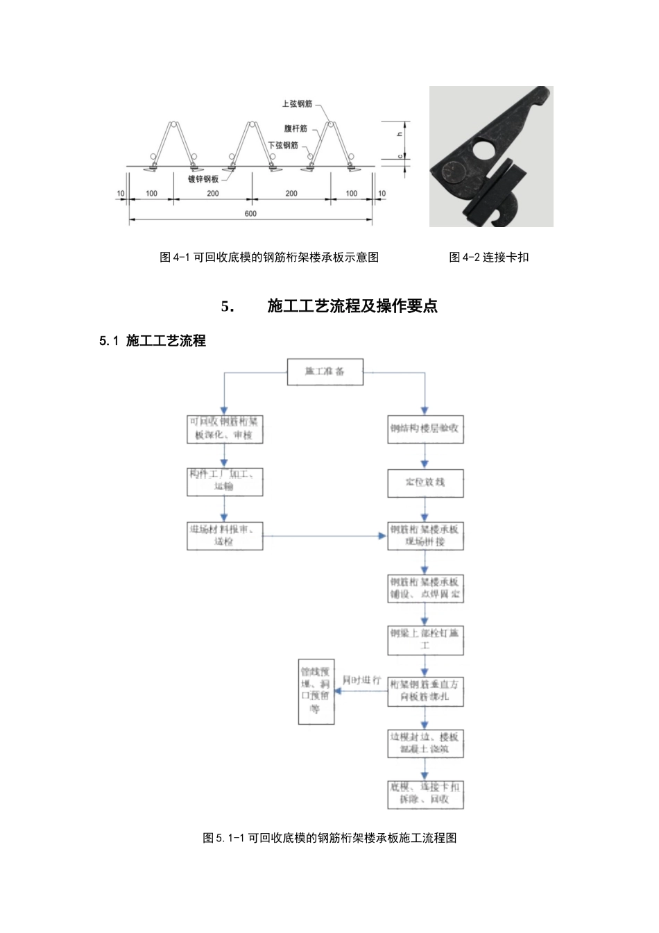 综合性文化场馆可回收底模的钢筋桁架楼承板施法_第3页