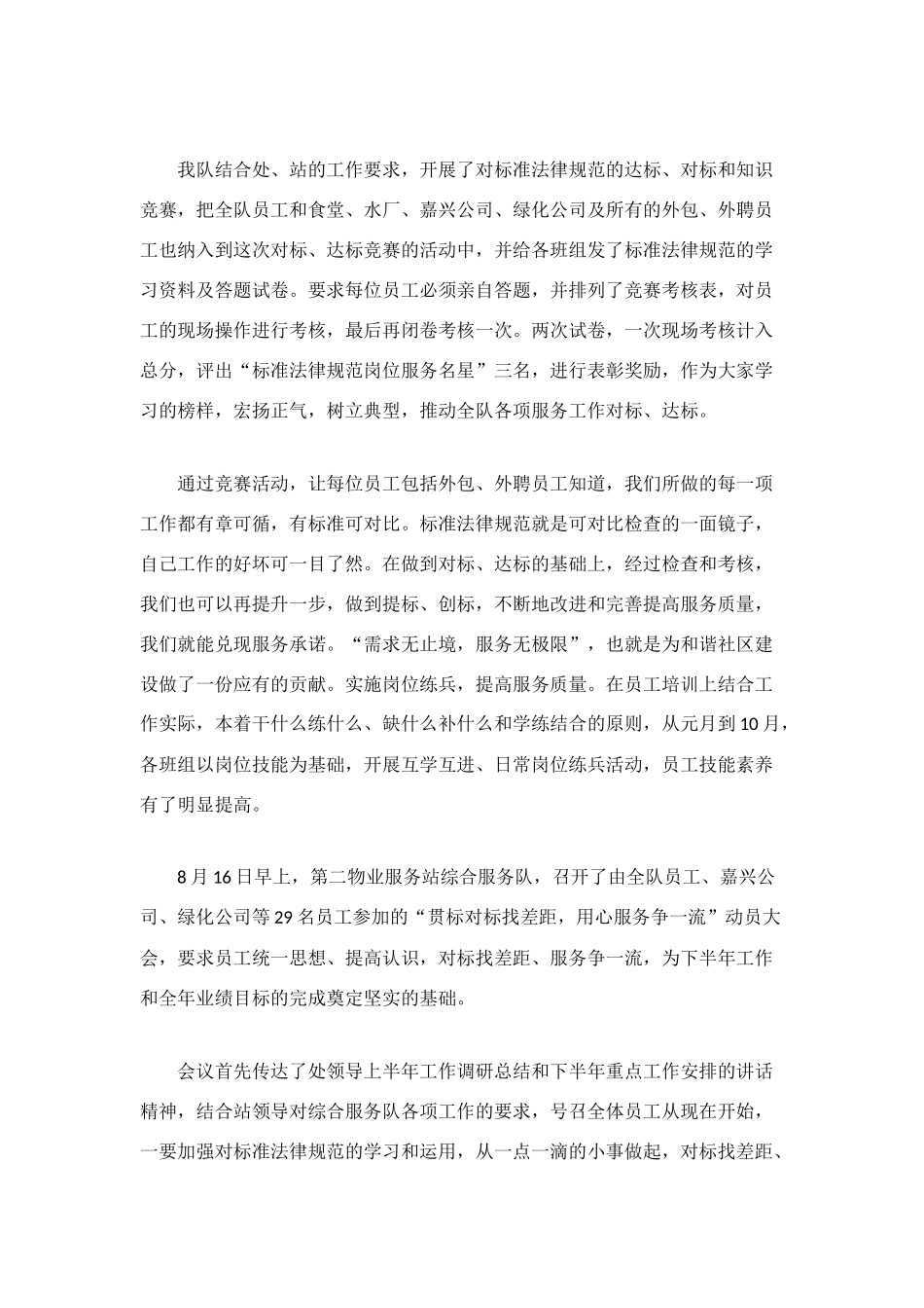 综合服务队2025年工作总结_第2页