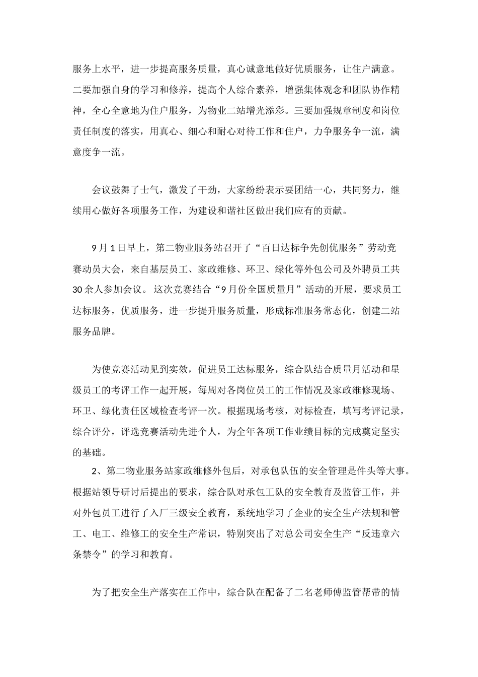 综合服务队2025年工作总结_第3页