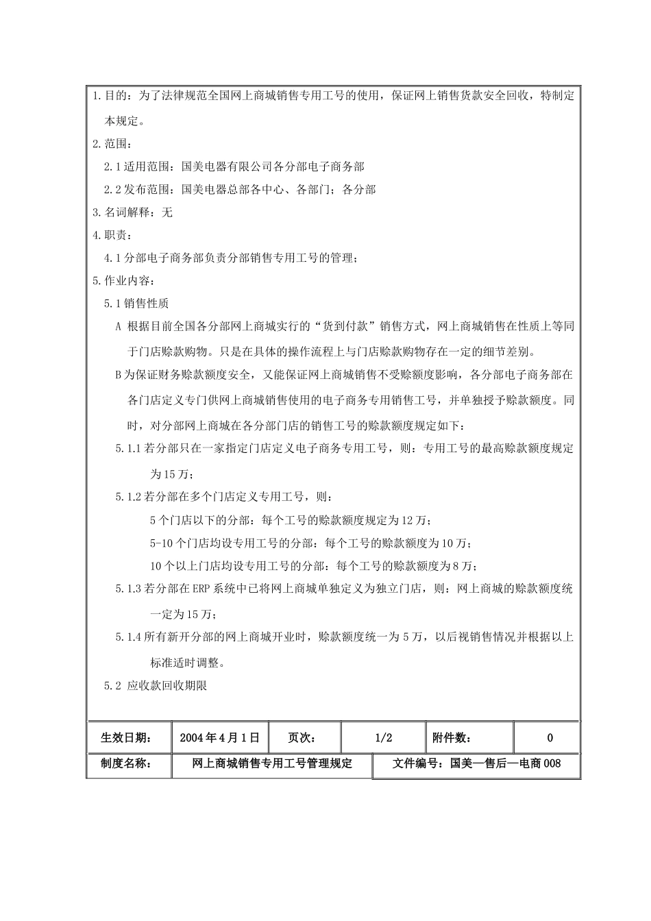网上商城销售专用工号管理规定_第3页