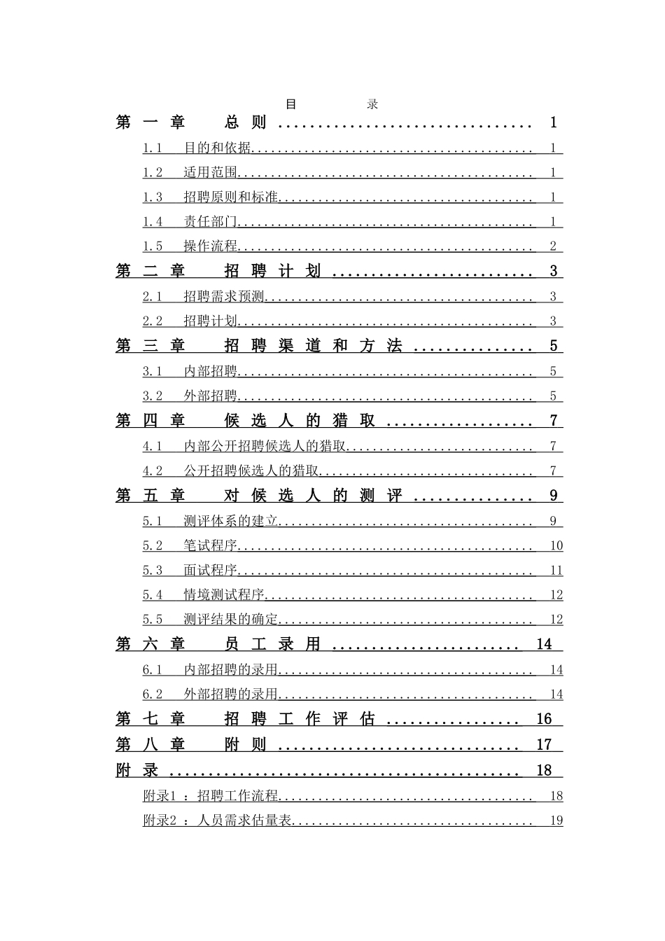 置业股份招聘管理制度_第2页