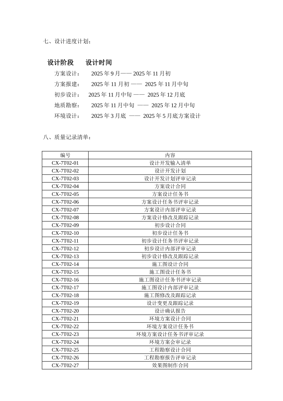 置信未来广场项目质量计划_第2页