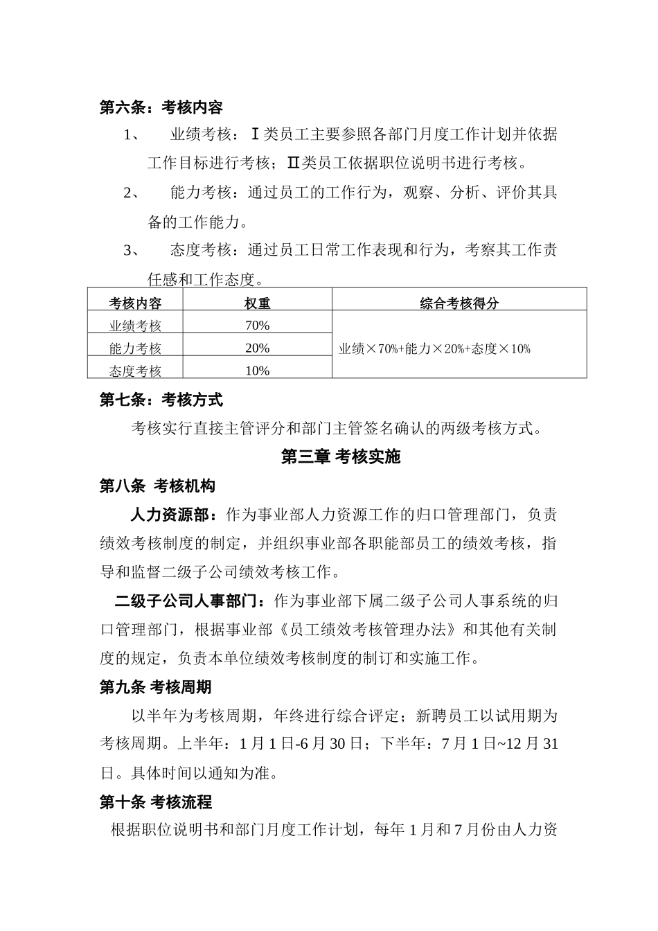 美的集团员工绩效考核管理办法_第2页