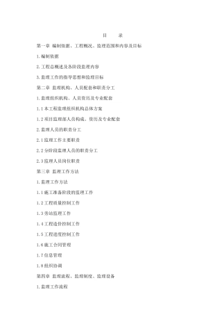 群体高层住宅小区监理大纲