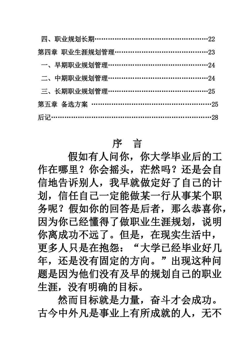 职业生涯设计模板B_第3页