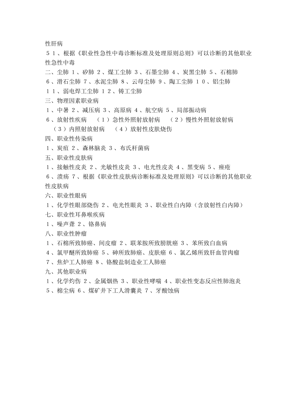职业病范围和职业病患者处理办法的规定_第3页
