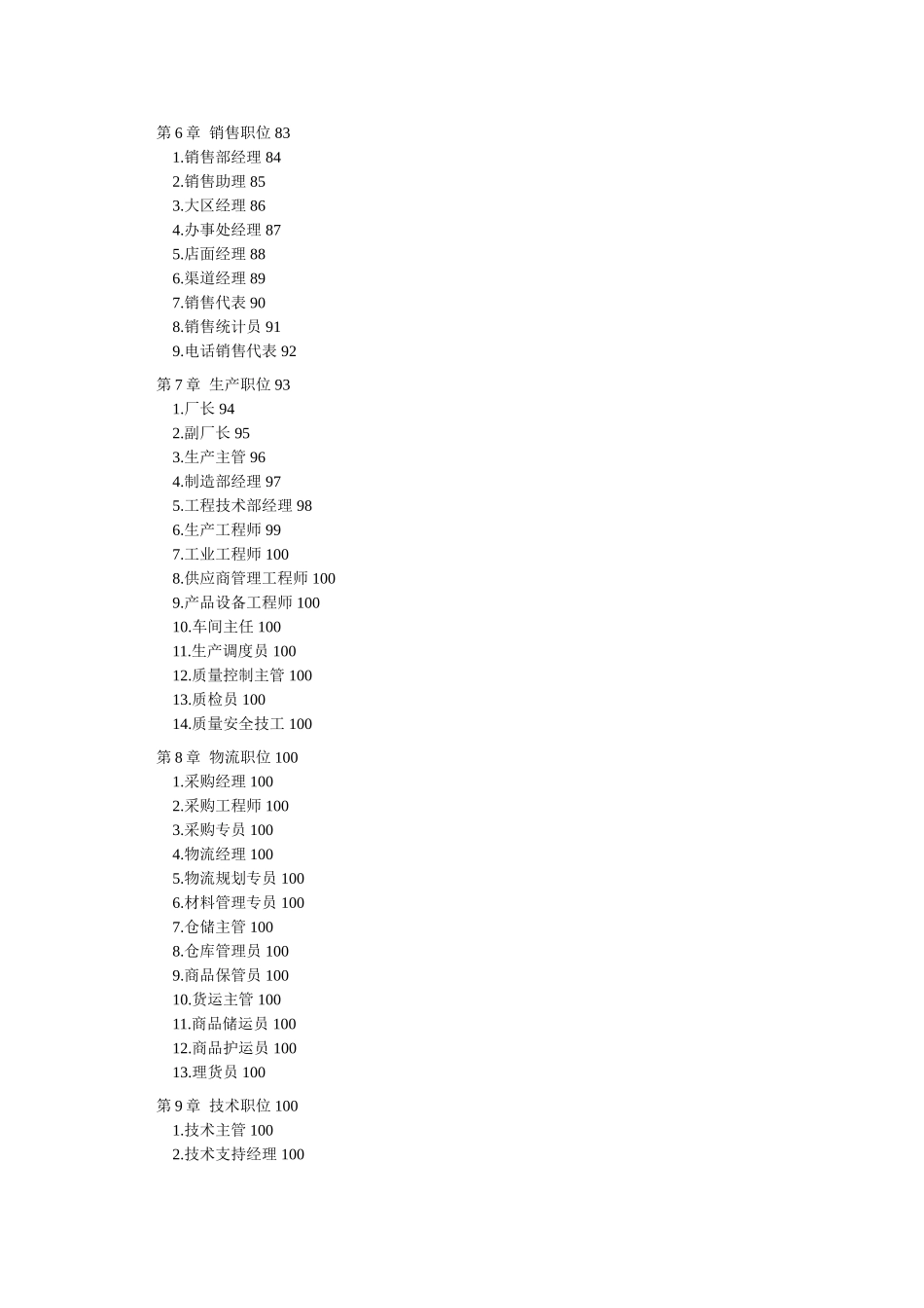 职位说明书与绩效考核范本_第3页