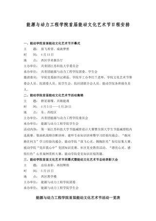 能动学院文化艺术节总结
