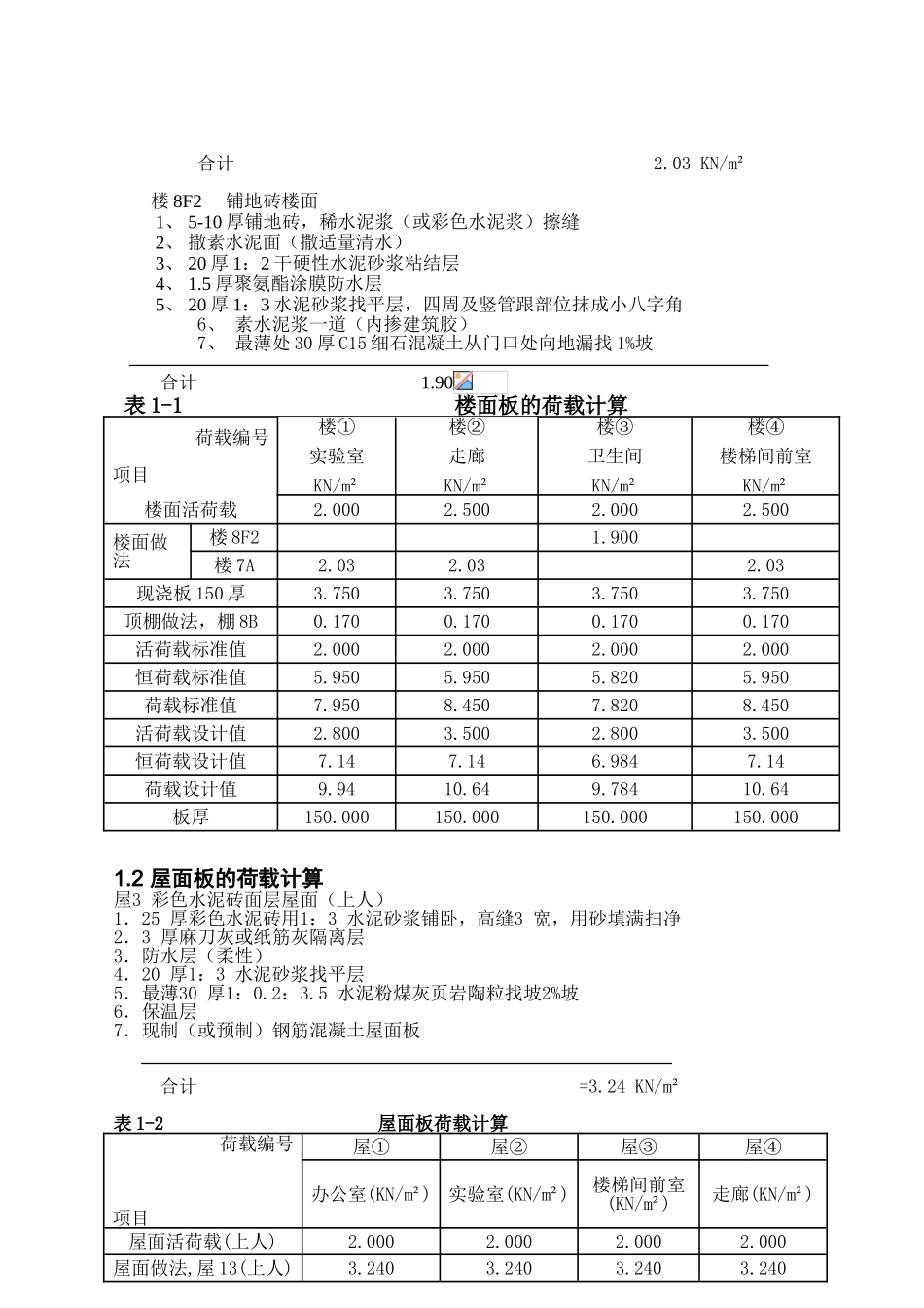 自学考试土木专业毕业设计计算书_第2页