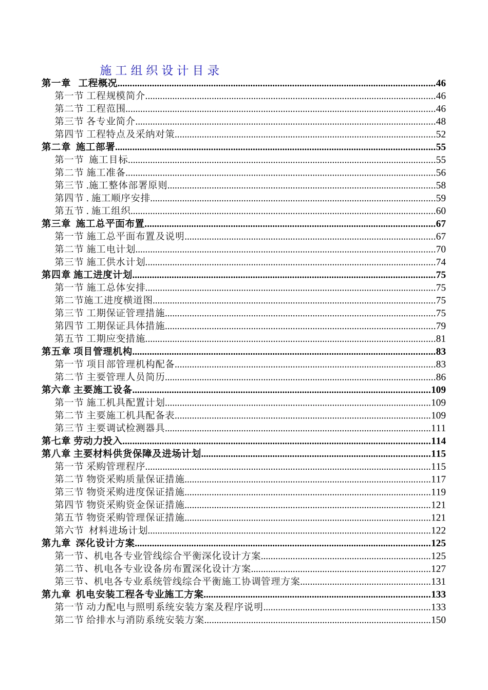 花园住宅项目施工组织设计_第1页