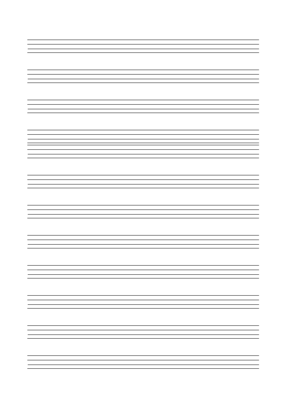 英文字母四线三格练习纸A4_第2页