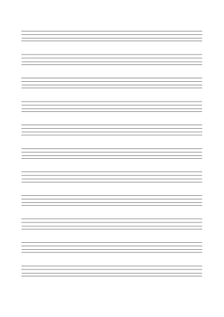 英文字母四线三格练习纸A4