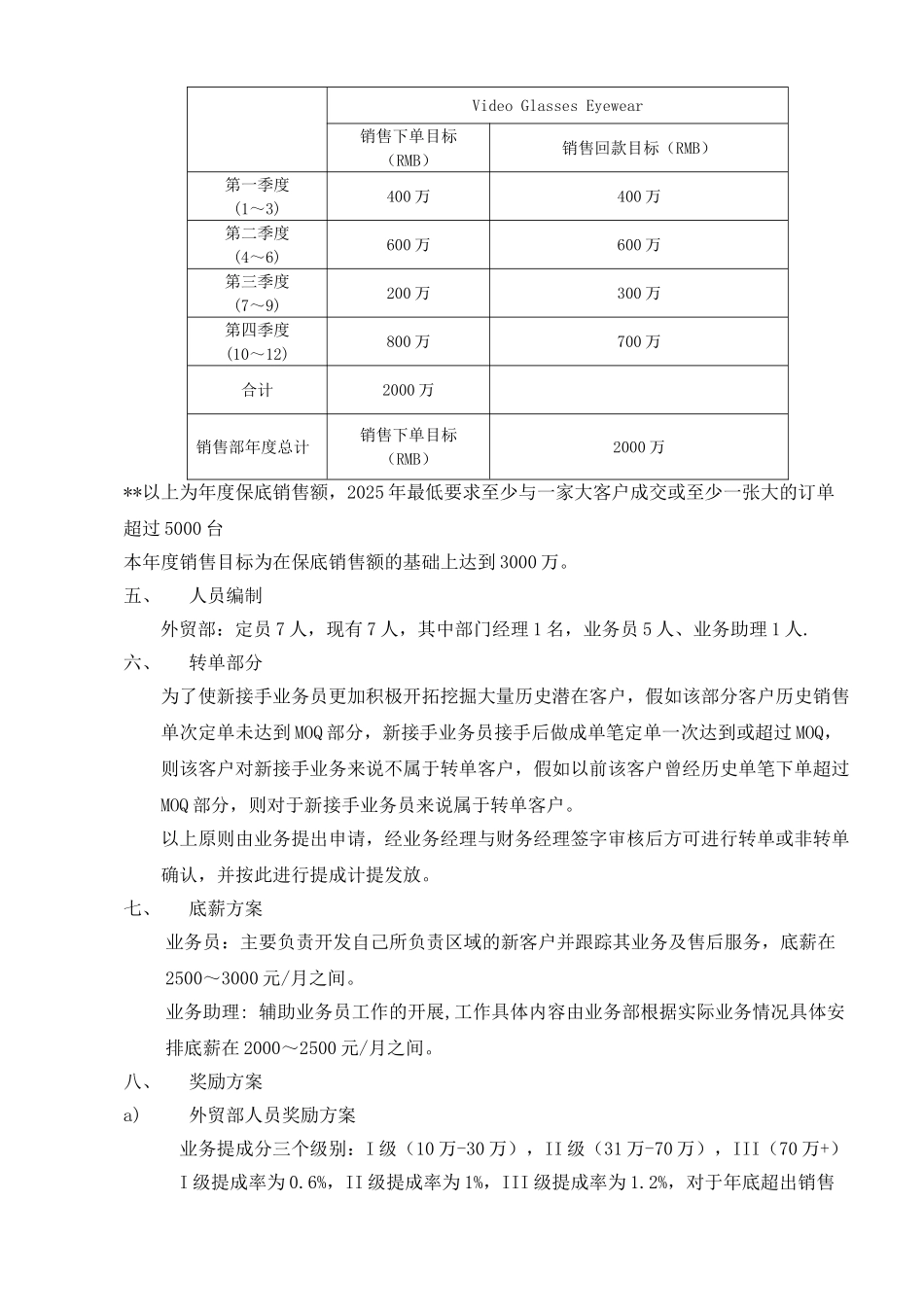 营销中心国际业务人员管理办法009_第3页