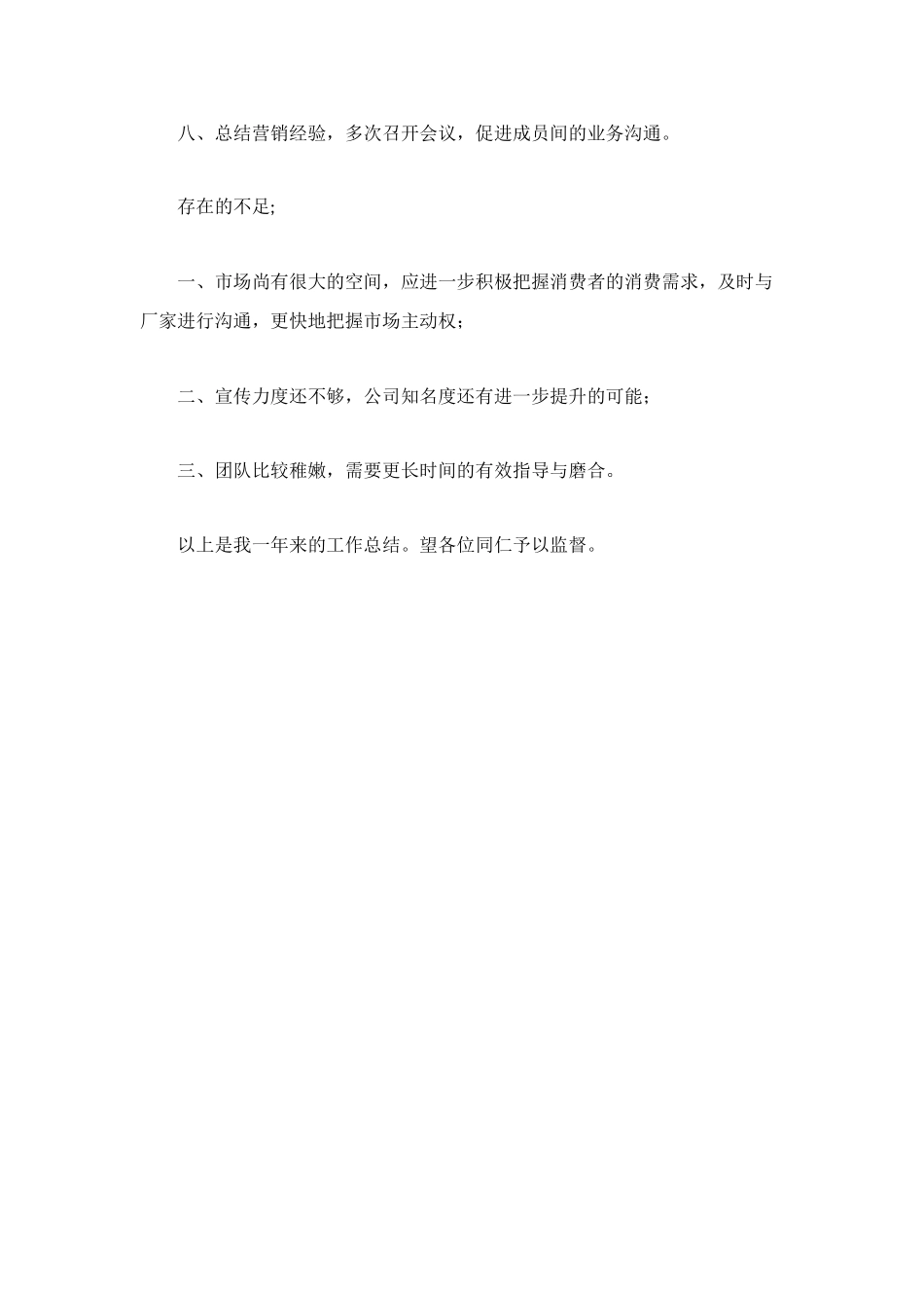 营销总监的工作总结_第2页
