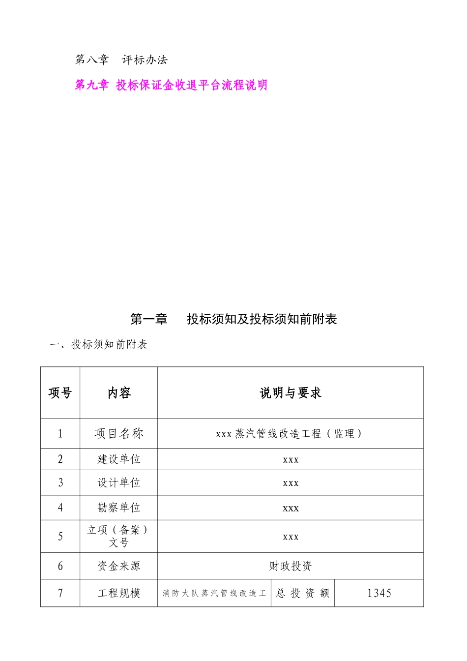蒸汽管线改造工程招标文件_第2页