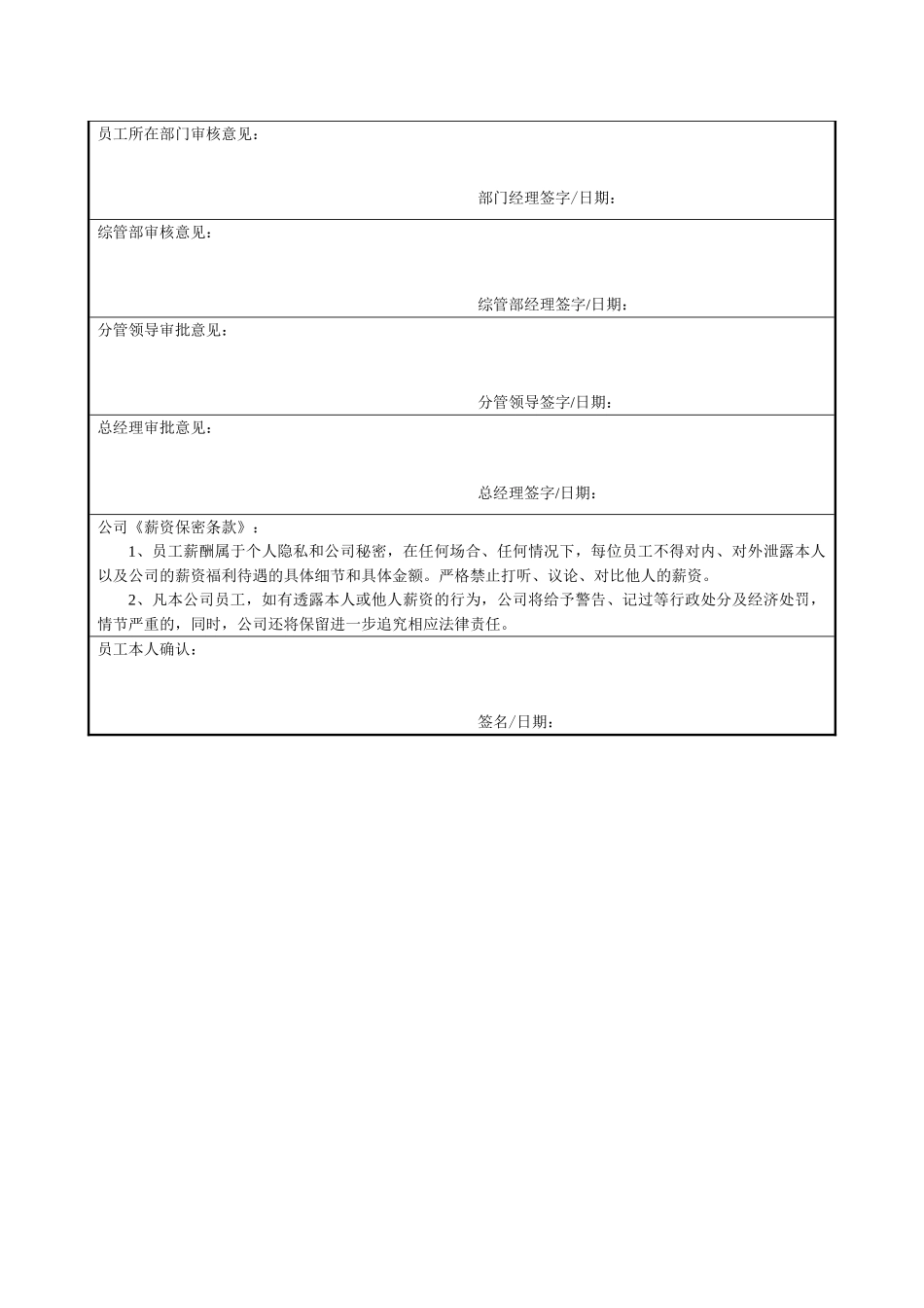 薪资等级晋升制度_第3页