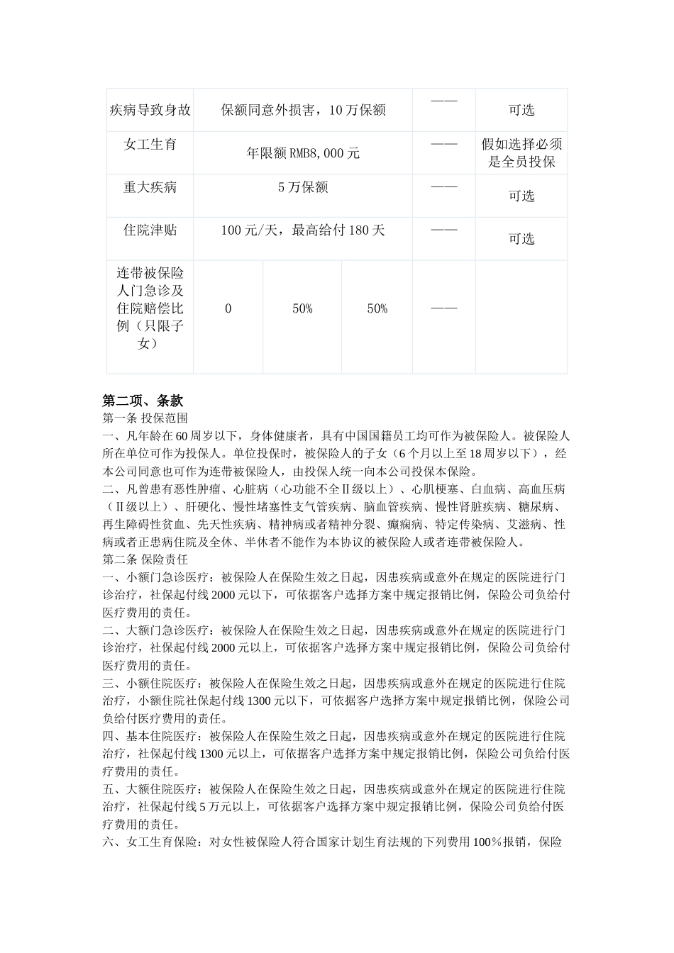 补充医疗险实务_第2页