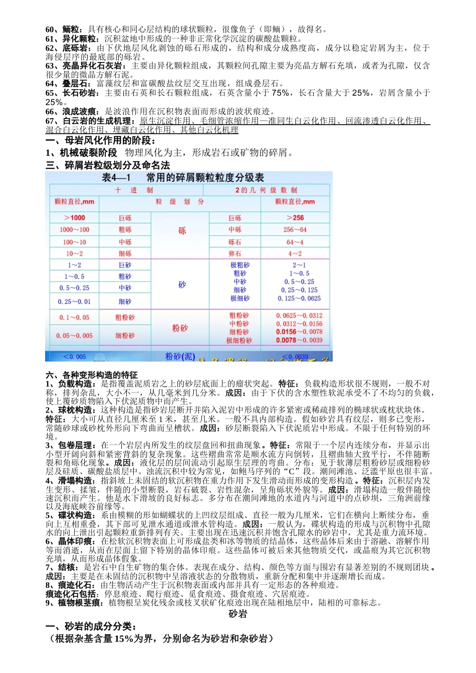 补充-沉积岩学精华4页_第3页
