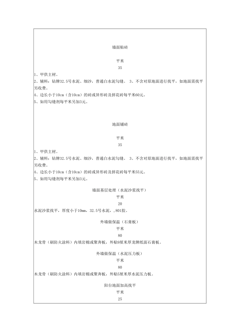 装修报价-家庭装修报价明细表_第2页