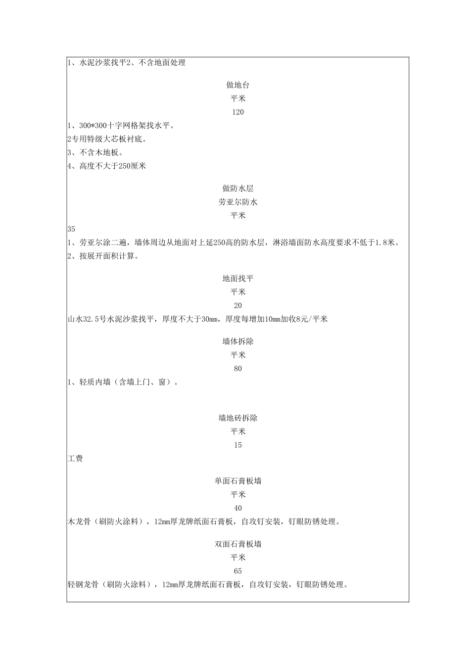 装修报价-家庭装修报价明细表_第3页