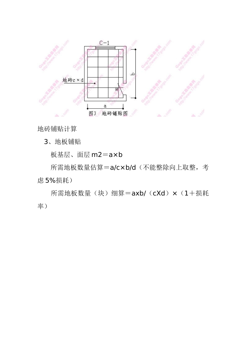 装饰装修工程量预算方法与公式_第2页