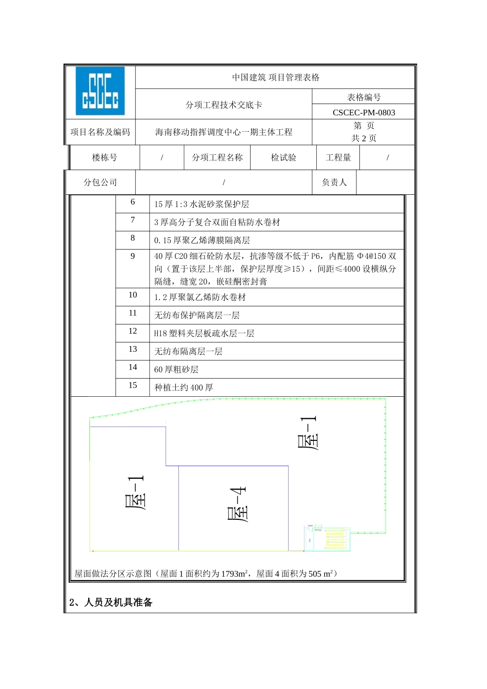 裙楼屋面技术交底_第2页