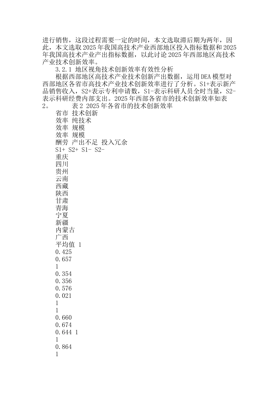 西部地区高技术产业技术创新效率评价研究_第3页