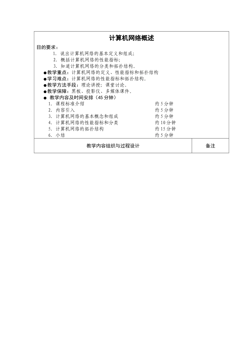 计算机网络概述教案_第1页