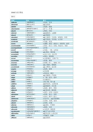 词汇精逊单词WORD版