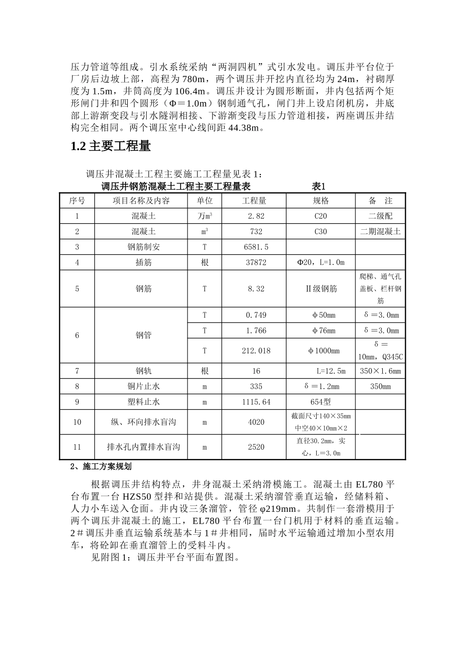 调压井井身混凝土施工_第2页