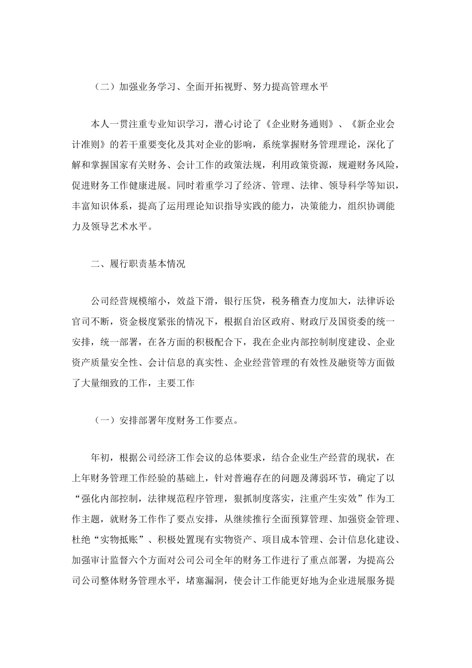 财务负责人工作总结4篇_第2页