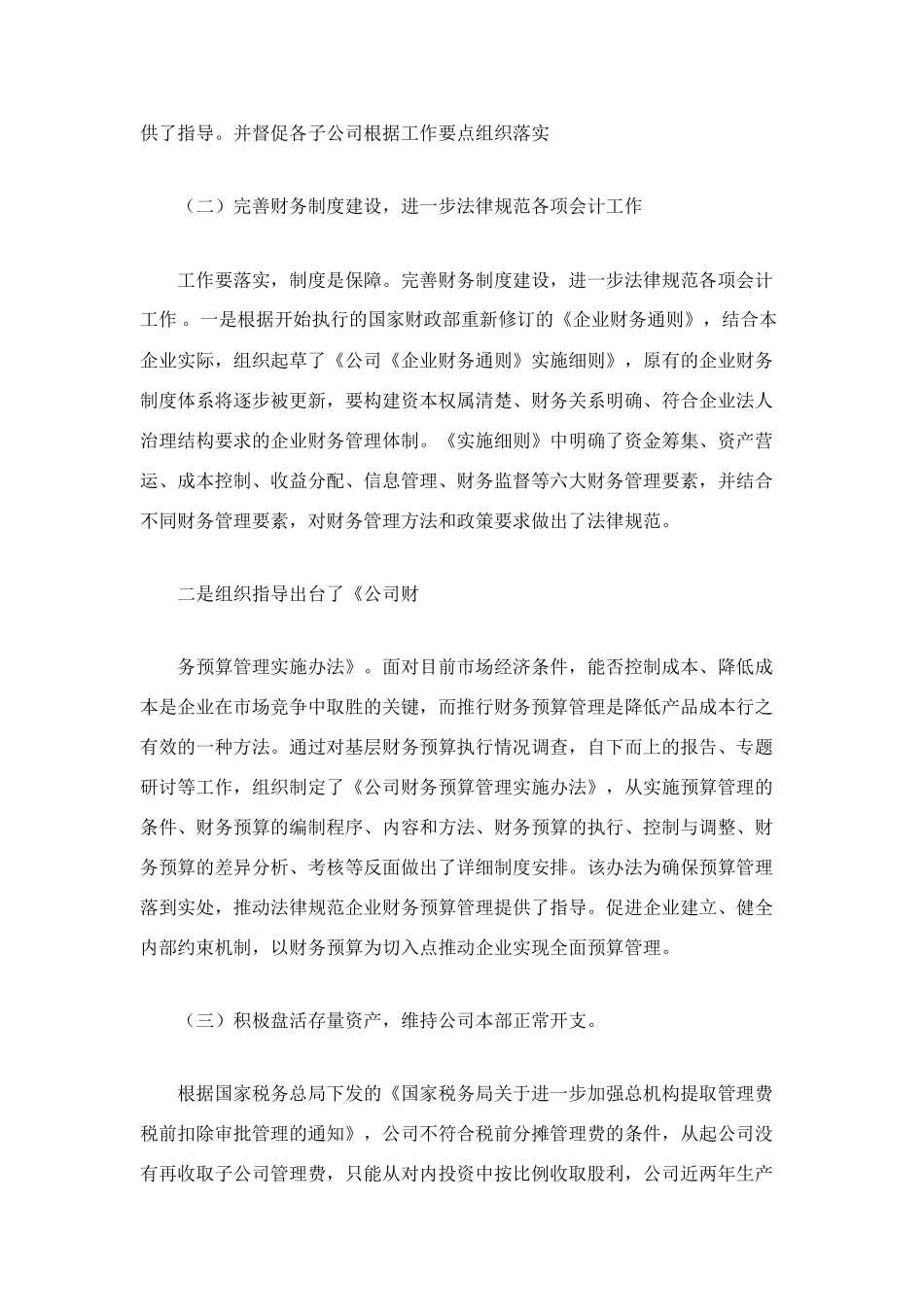 财务负责人工作总结4篇_第3页