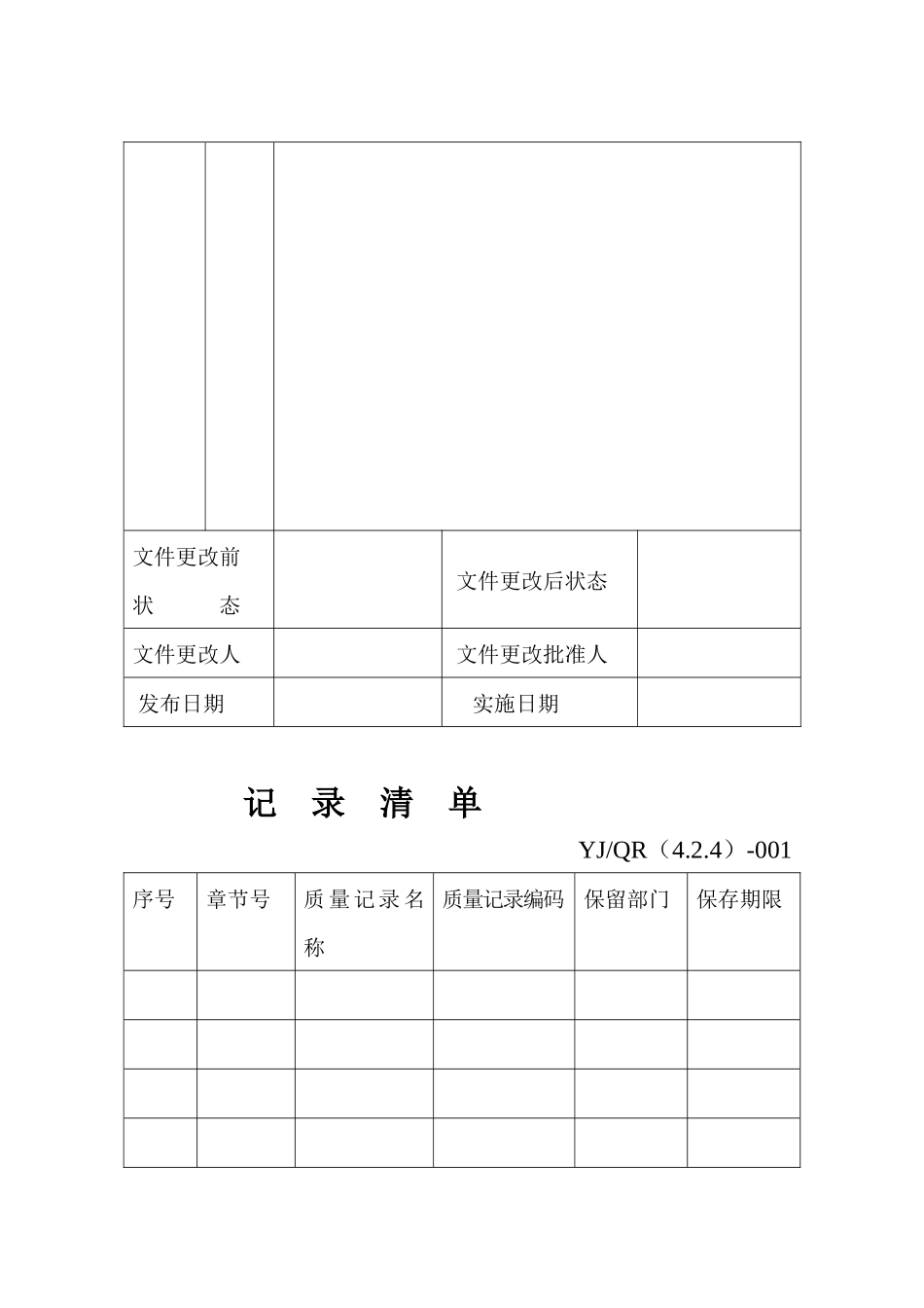 质量管理体系认证表格2doc_第2页