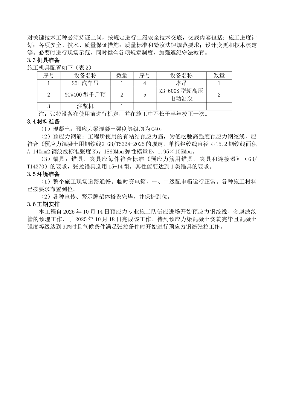 购物中心-文华酒店预应力梁施工方案_第3页