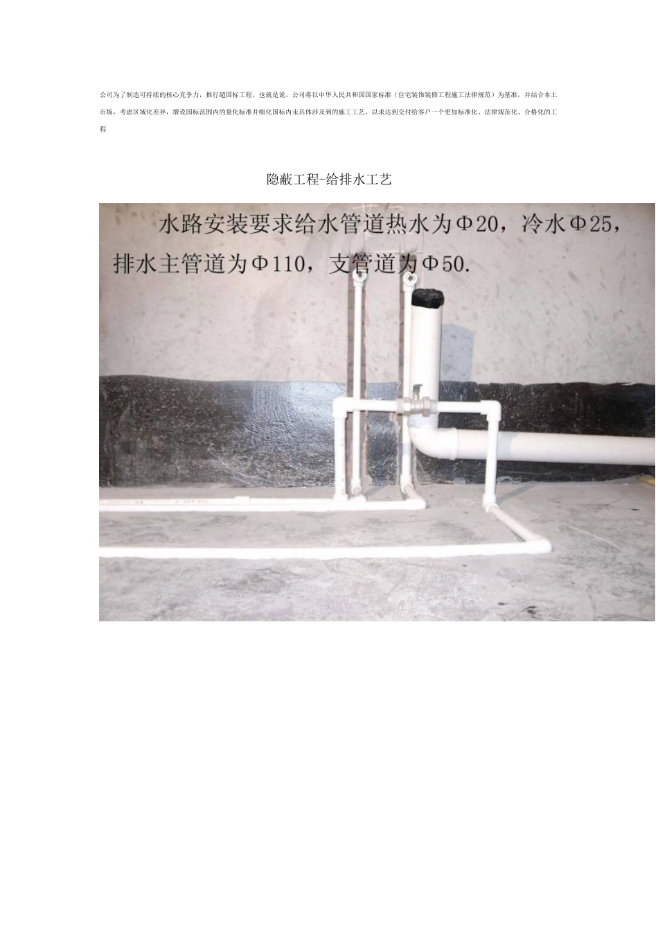 贵州某公司住宅装饰装修工程工艺要点_第1页