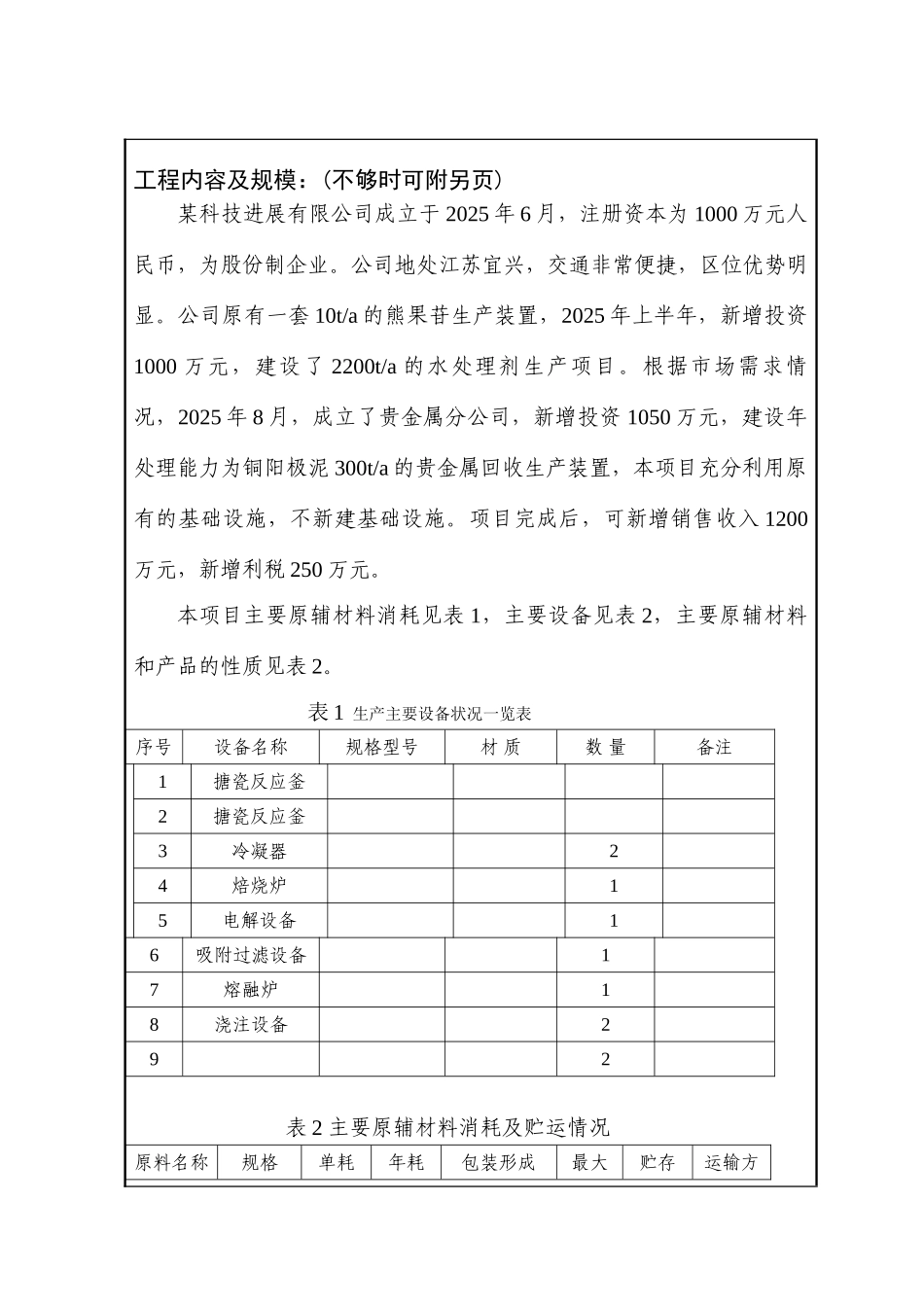 贵金属回收项目环境影响报告表_第3页