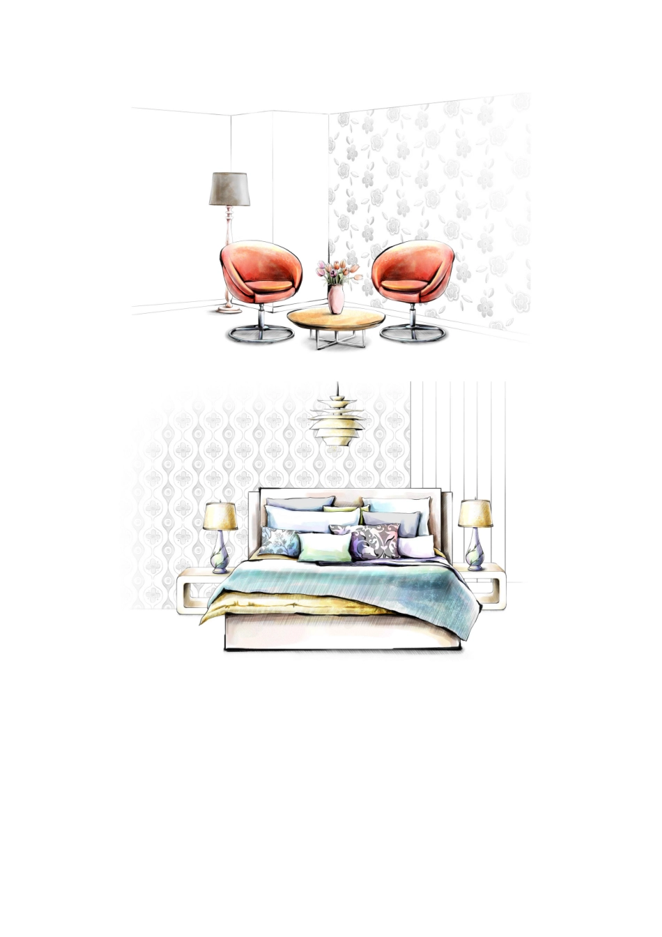 超价值的手绘家具素材10_第2页