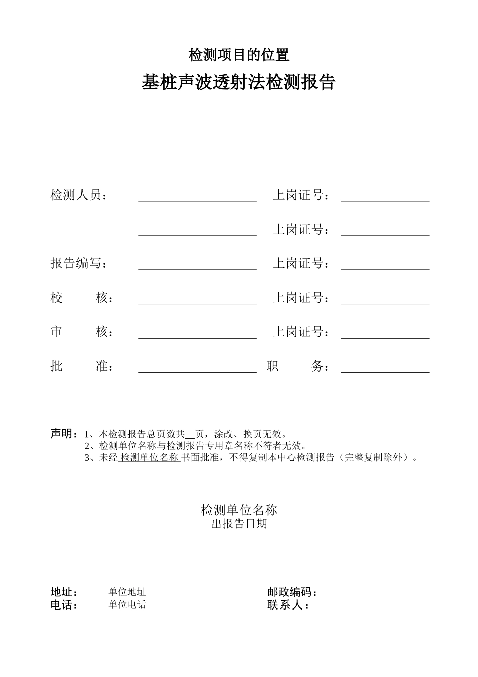 超声波检测桩报告样本_第2页