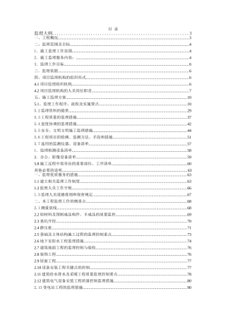 超高层商业广场工程监理大纲