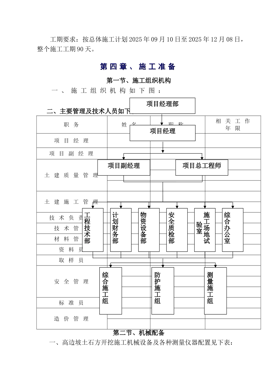 边坡防护工程高边坡土方开挖专项方案_第3页