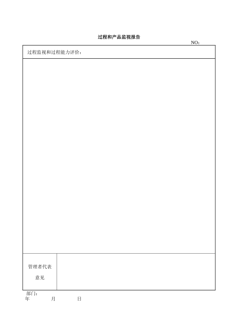 过程和产品监视报告_第1页