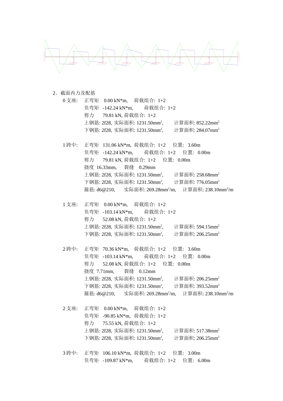连续梁课程设计计算书_第2页