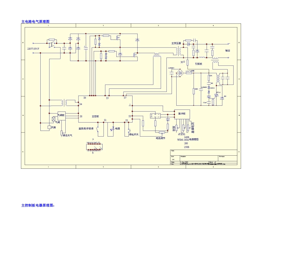 逆变电焊机原理图的讲解_第1页