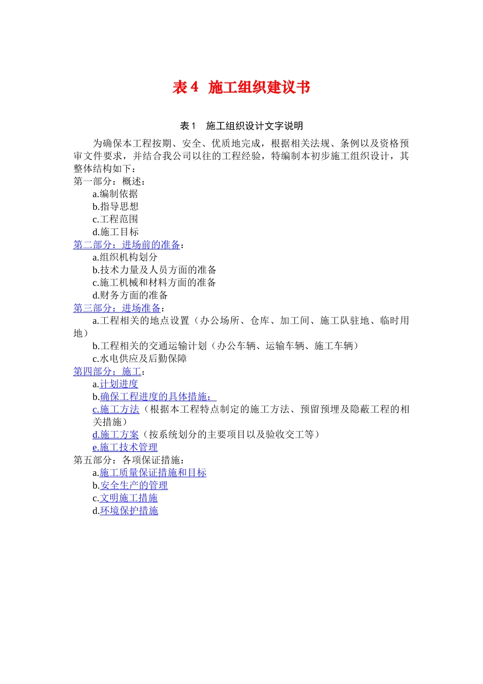 通信管道工程初步施工组织设计_第1页