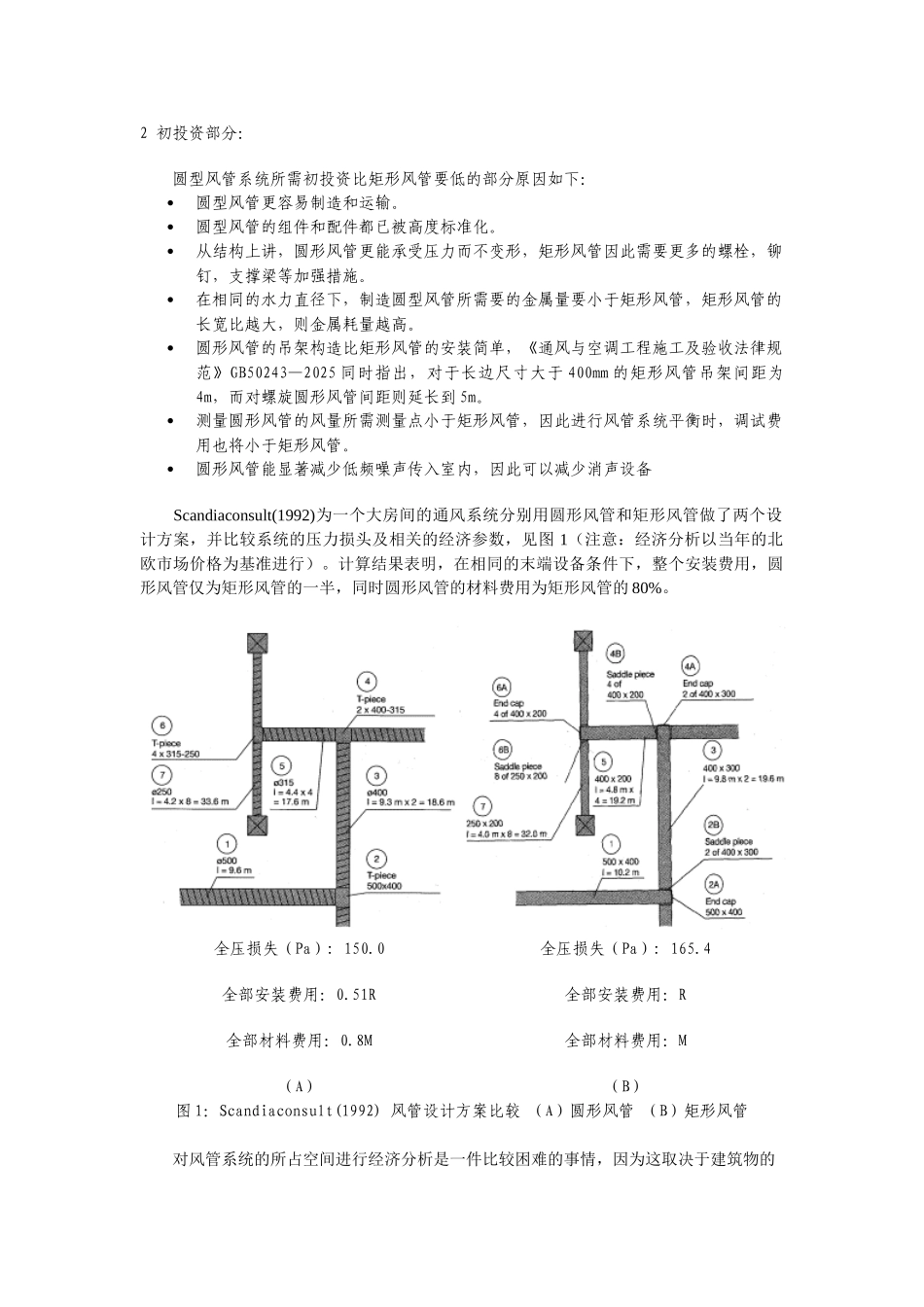 通风管道横截面形状对比和研究_第2页
