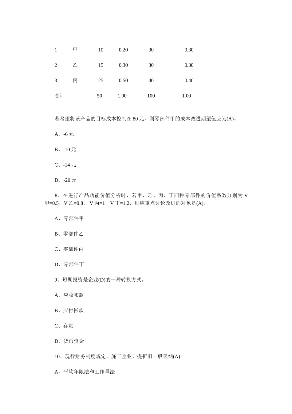 造价师考试《理论与法规》31_第3页