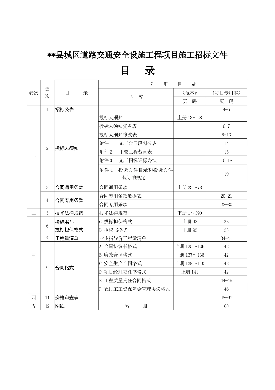 道路交通安全设施工程施工招标文件_第3页