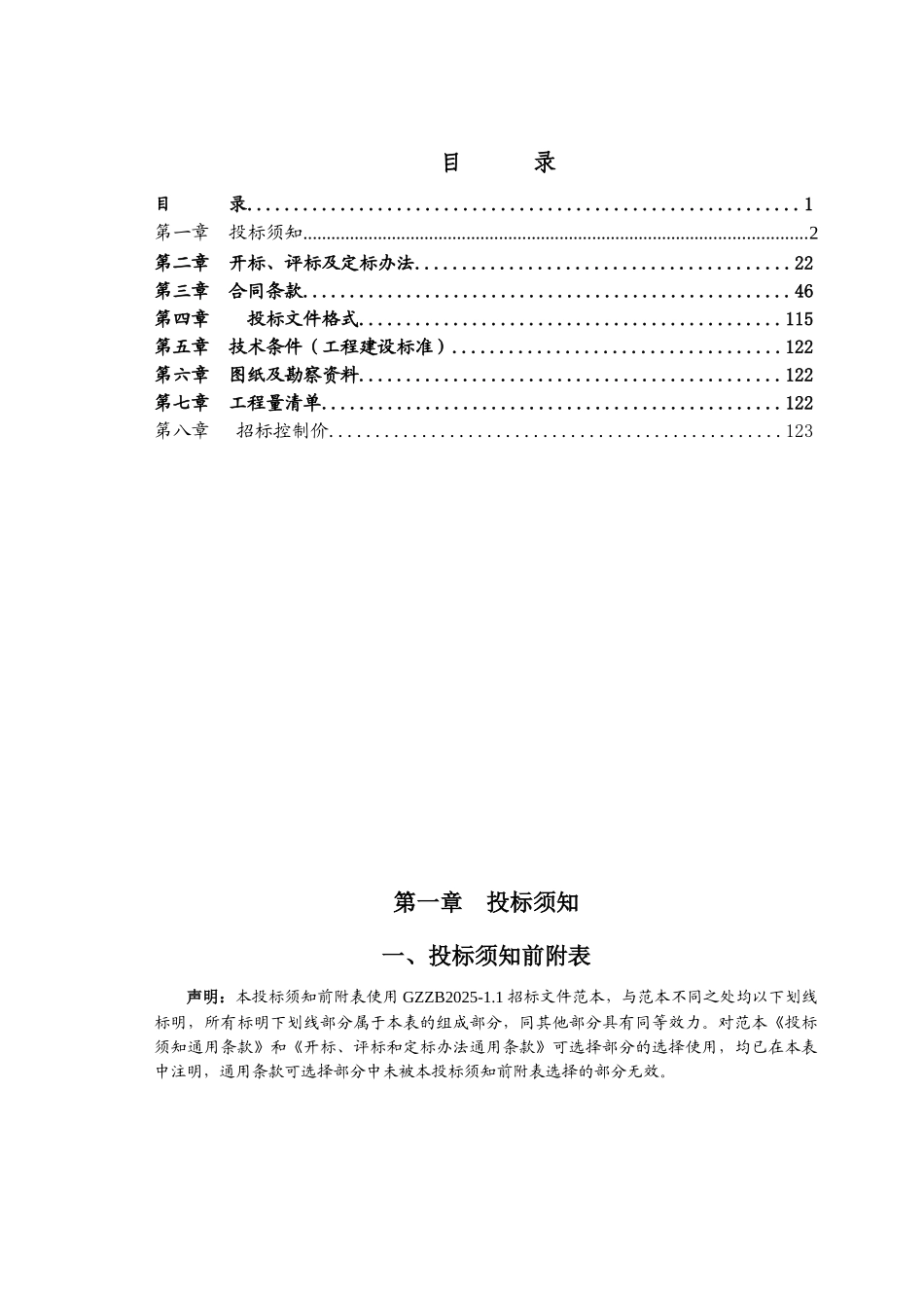 道路改造及路灯工程招标文件107页_第2页