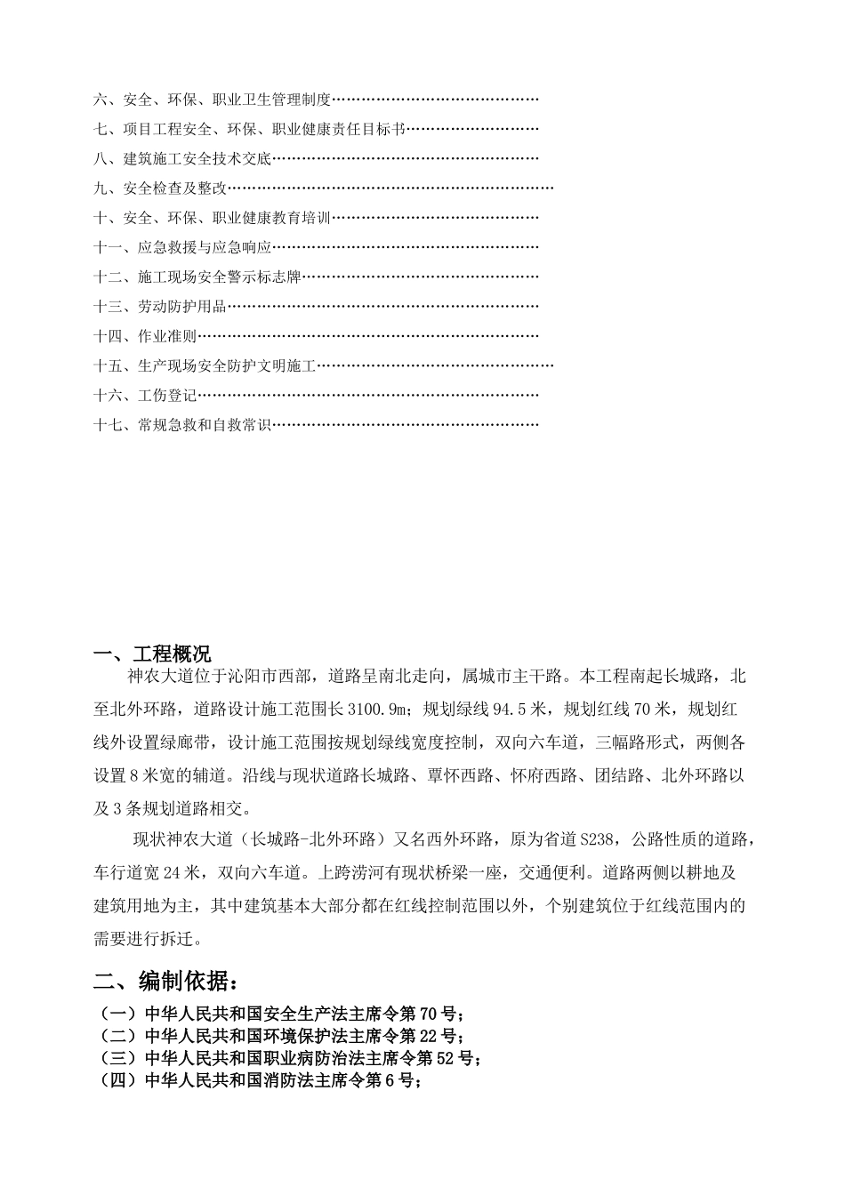 道路改造项目安全生产及文明施工方案_第2页